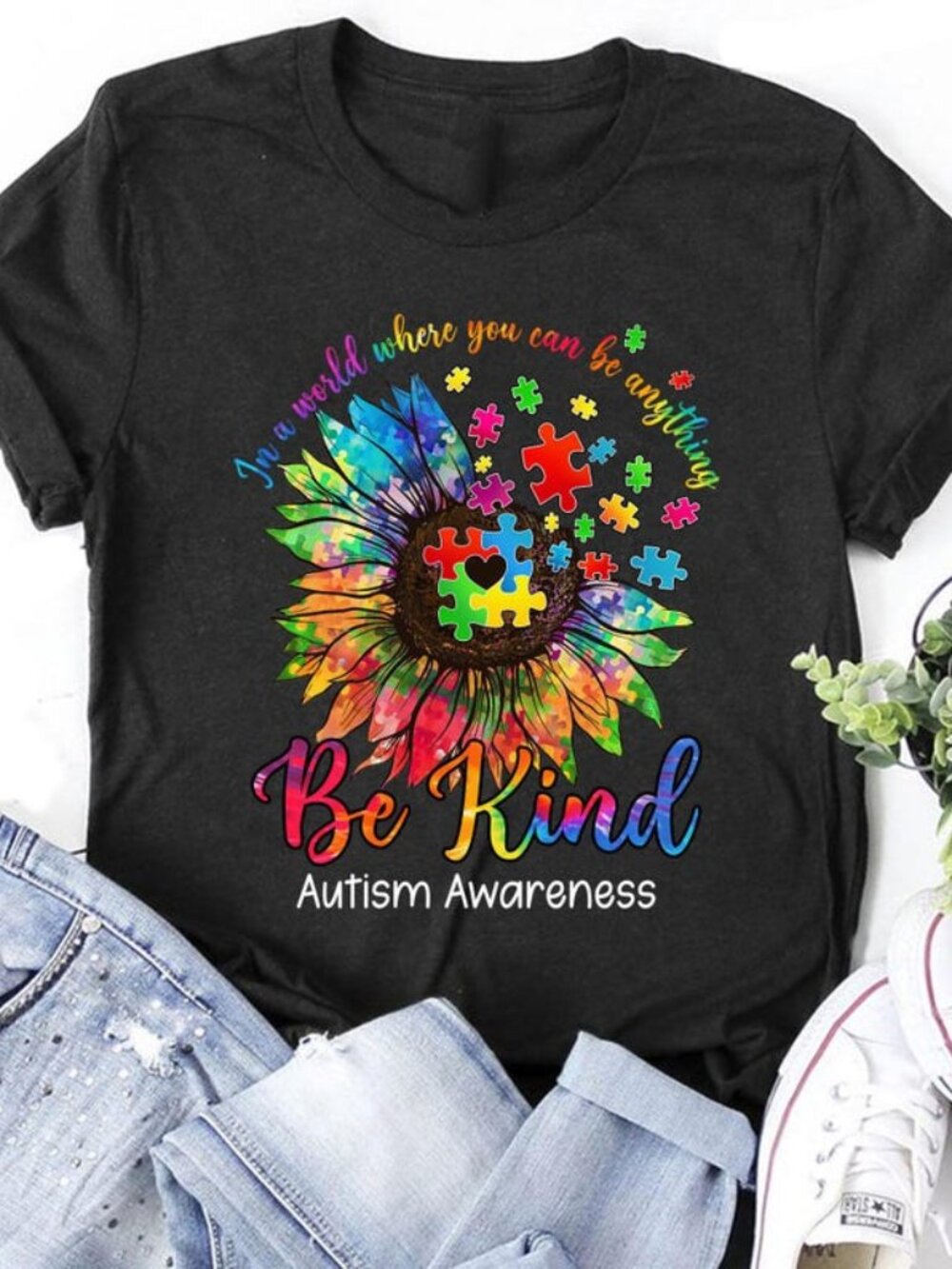In A World Where You Can Be Anything Be Kind Shirt